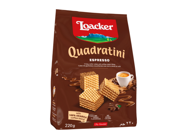 Loacker Quadratini Espresso Wafers 7.76oz 6ct